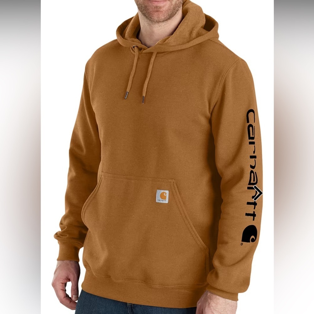Carhartt Brown Hooded Sweatshirt